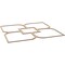 Ekena Millwork 78 34W x 78 34H x 14T Large Olivia Decorative Fretwork Wood Ceiling Panels, Red Oak CELW79X79X0250OLVRO - alternate 9
